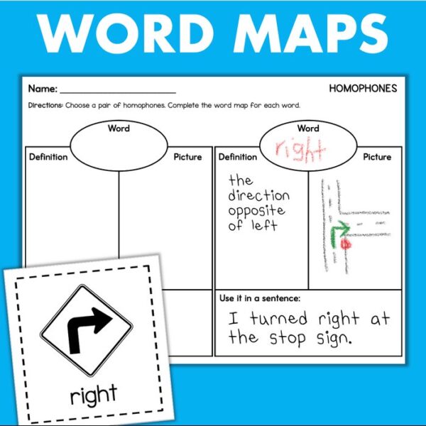 homophones word mapping